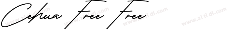 Cehua Free Free字体转换